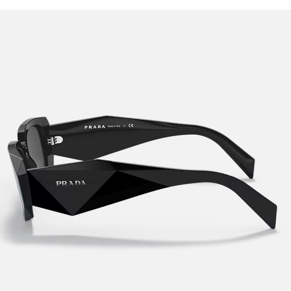 Prada Angular Black Sunglasses - Picture 2 of 9